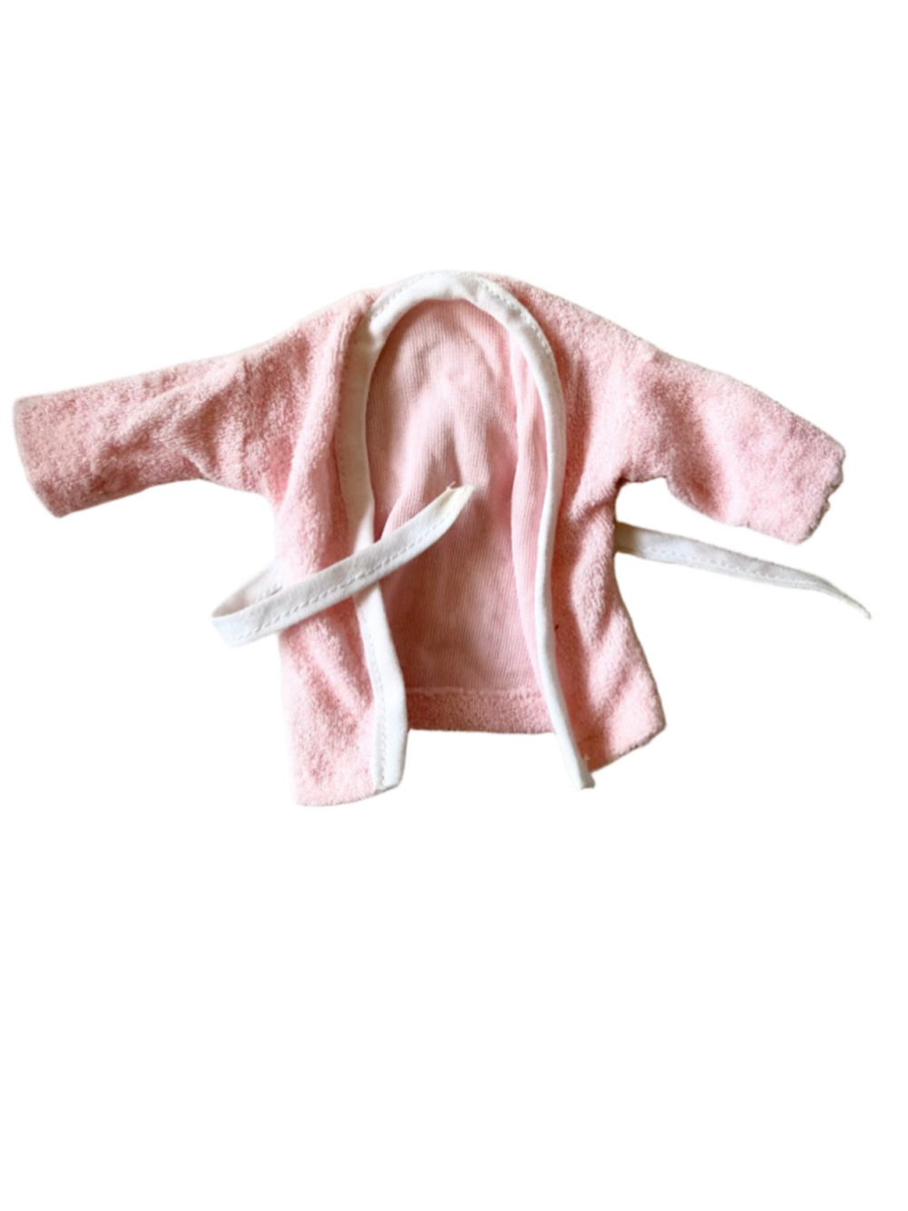 vintage barbie - clone pink terry cloth robe